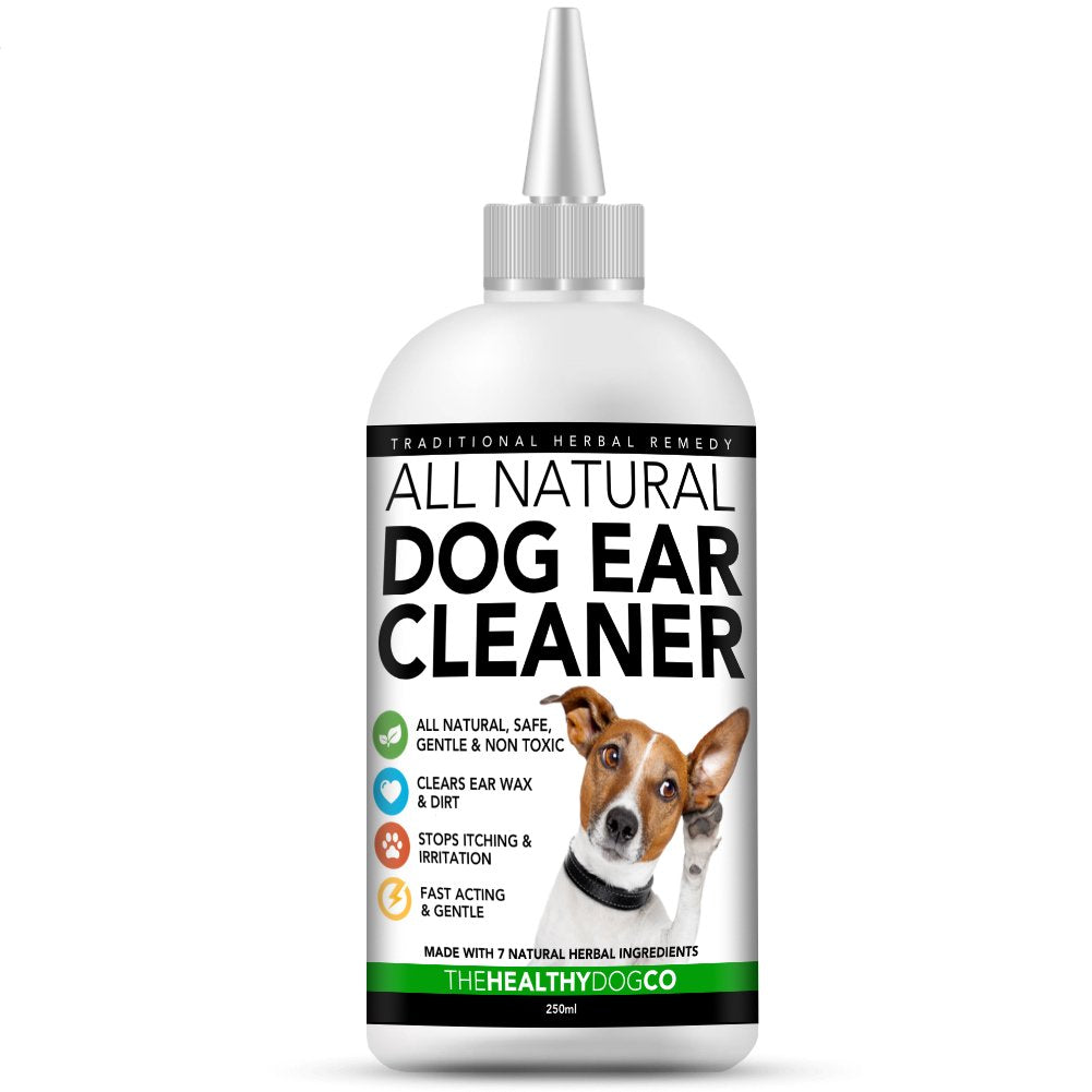 Solution de nettoyant pour oreilles de chien, lavage d'oreille pour animaux  de compagnie et soutien à la santé des oreilles Enlever la cire, les débris  et les odeurs, gouttes de nettoyage des